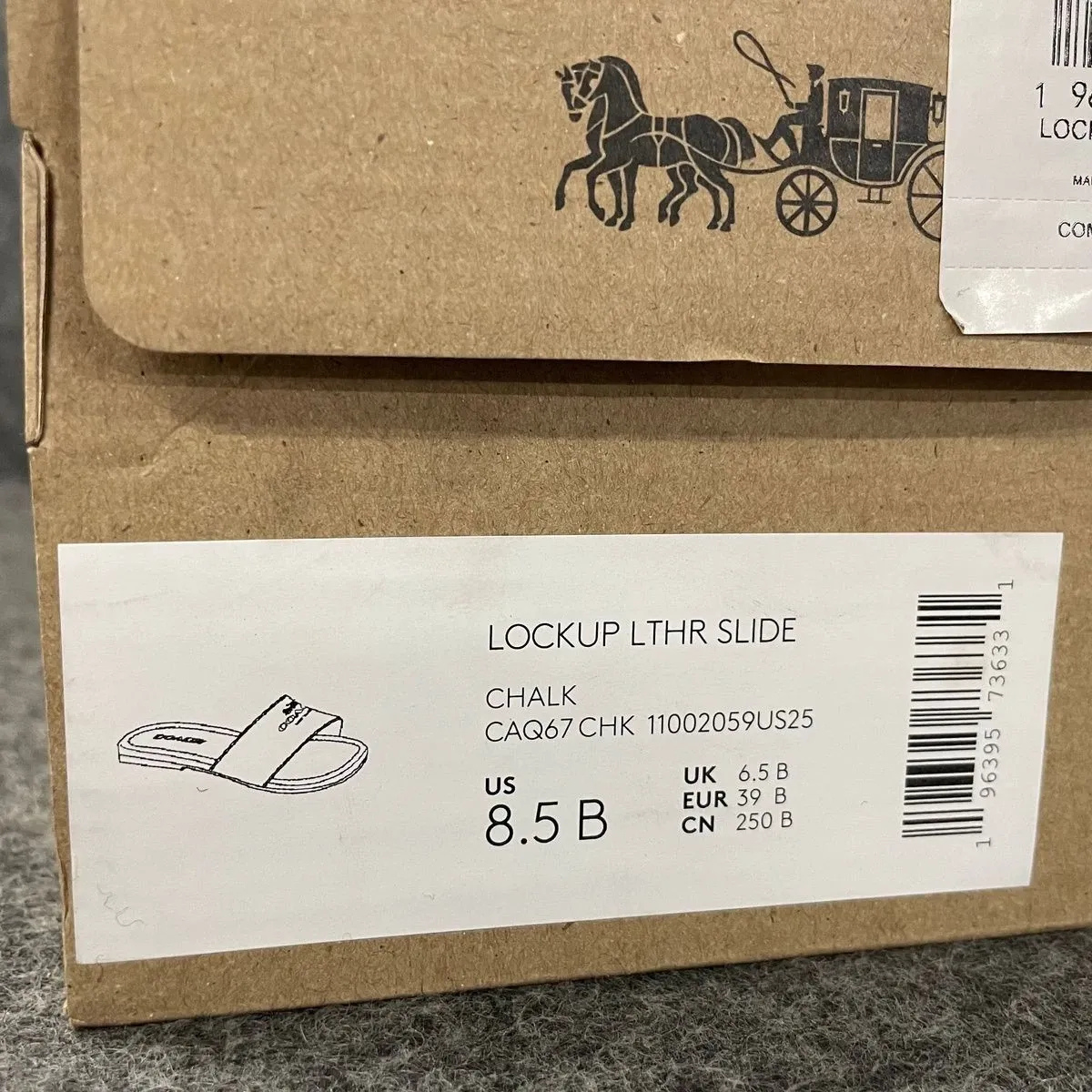 SET COACH – LOCKUP LEDER-SLIDE-SANDALE & TERI SIGNATURE CANVAS TASCHE