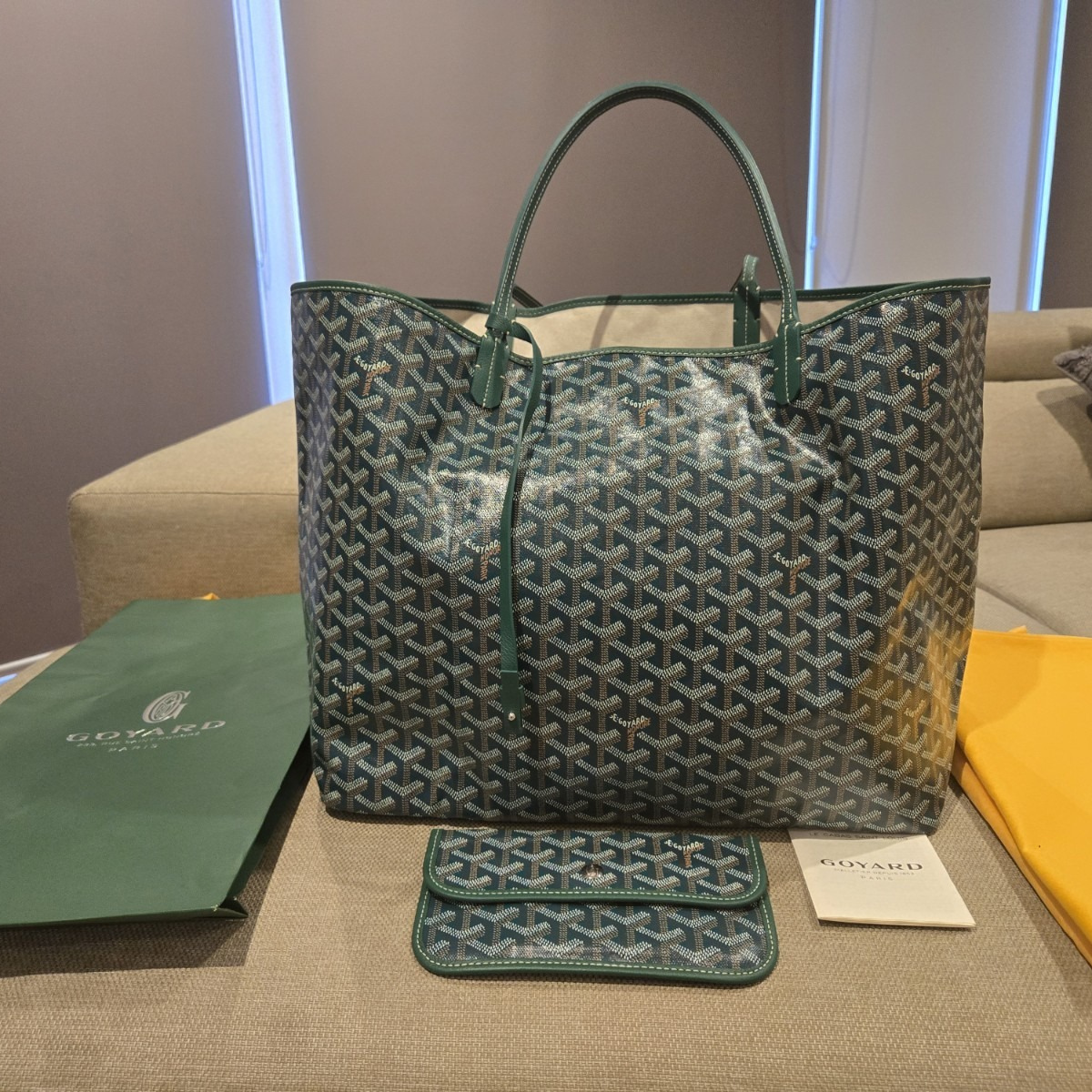 GOYARD SAINT LOUIS GM TRAGETASCHE – GRÜN
