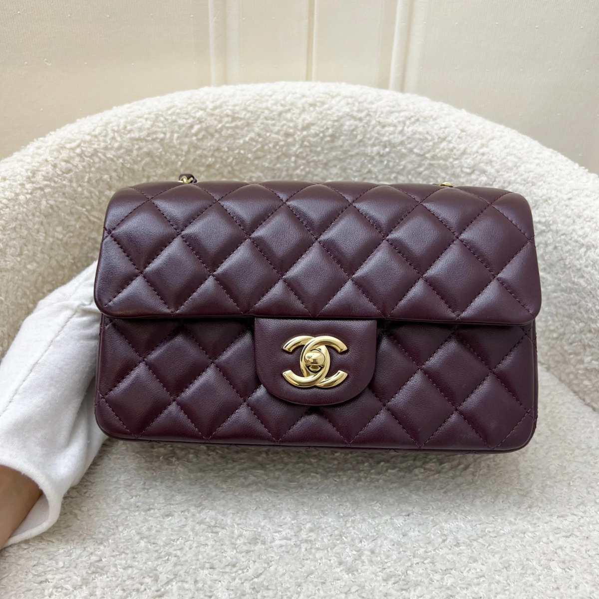 CHANEL MINI SINGLE FLAP WEIN