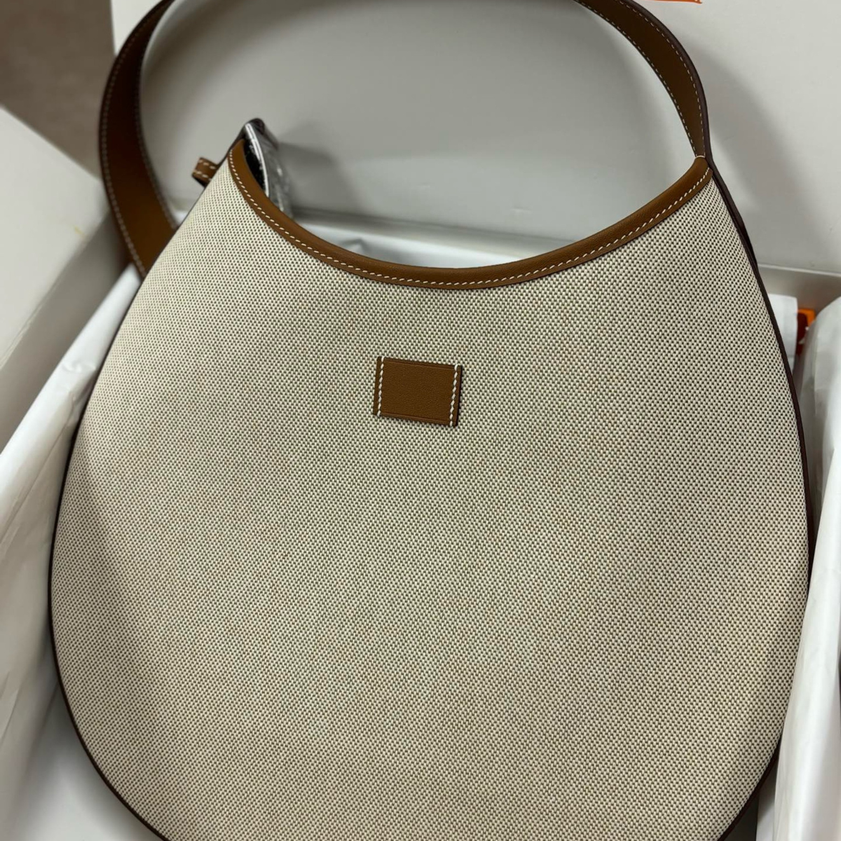 P'TIT ARÇON TASCHE AUS CANVAS & LEDER HERMÈS