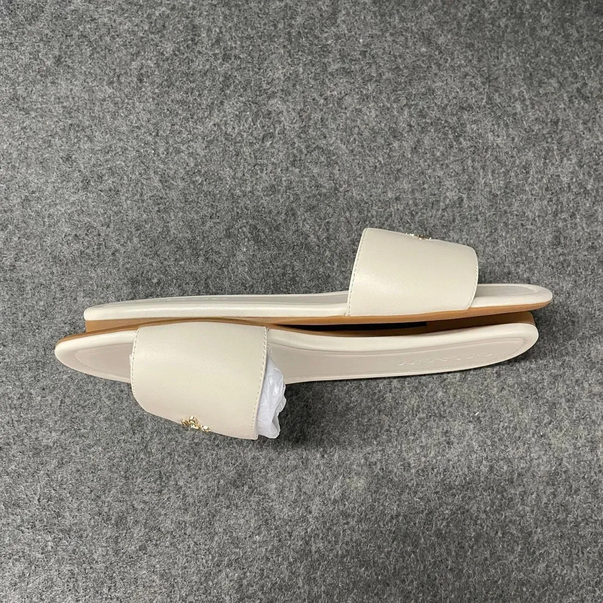 SET COACH – LOCKUP LEDER-SLIDE-SANDALE & TERI SIGNATURE CANVAS TASCHE