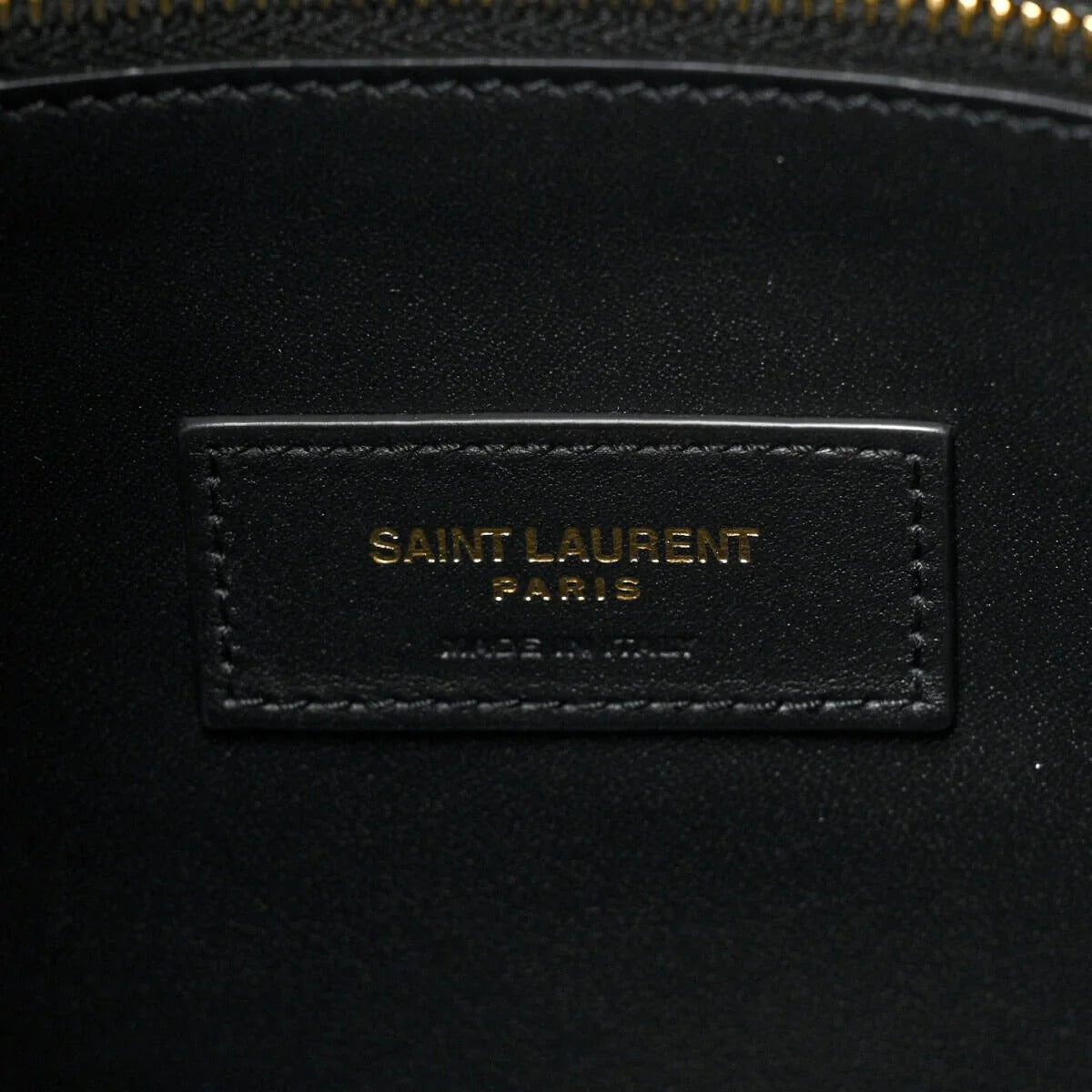 SAINT LAURENT – BABY LE 5 À 7 WEICHE TASCHE AUS GEKÖRNTEM LEDER