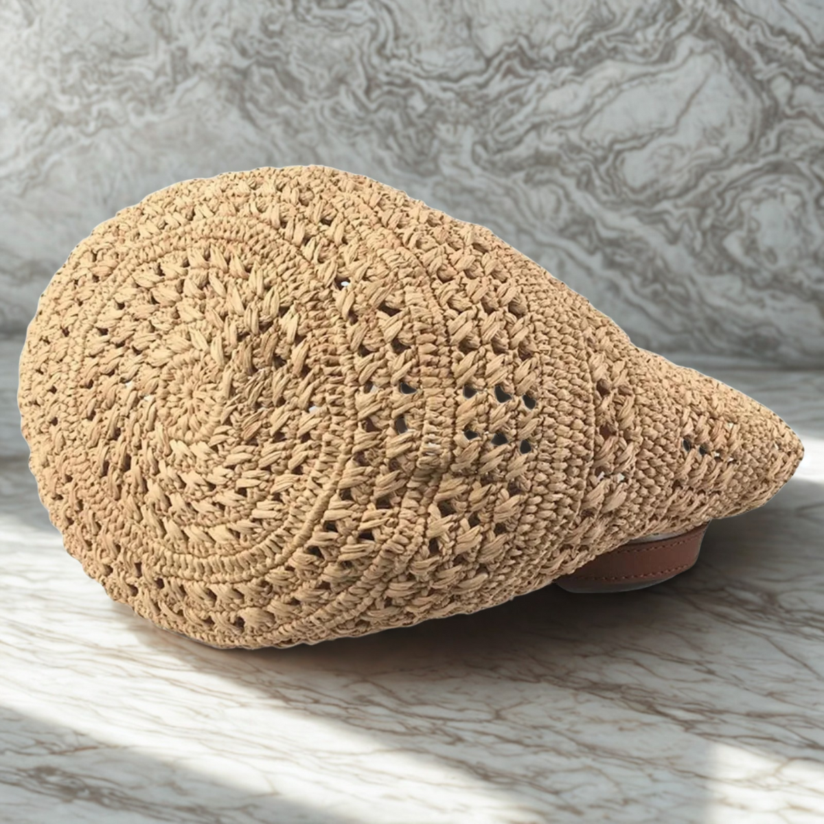 YVES SAINT LAURENT – KORBTASCHE AUS RAFFIA