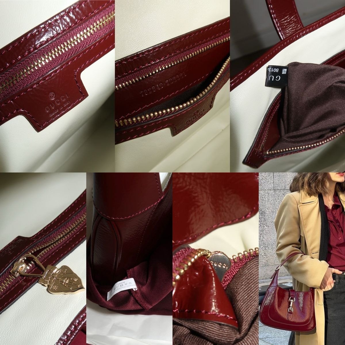 GUCCI JACKIE 1961 BORDEAUX & GUINEVERE PUMPENSET