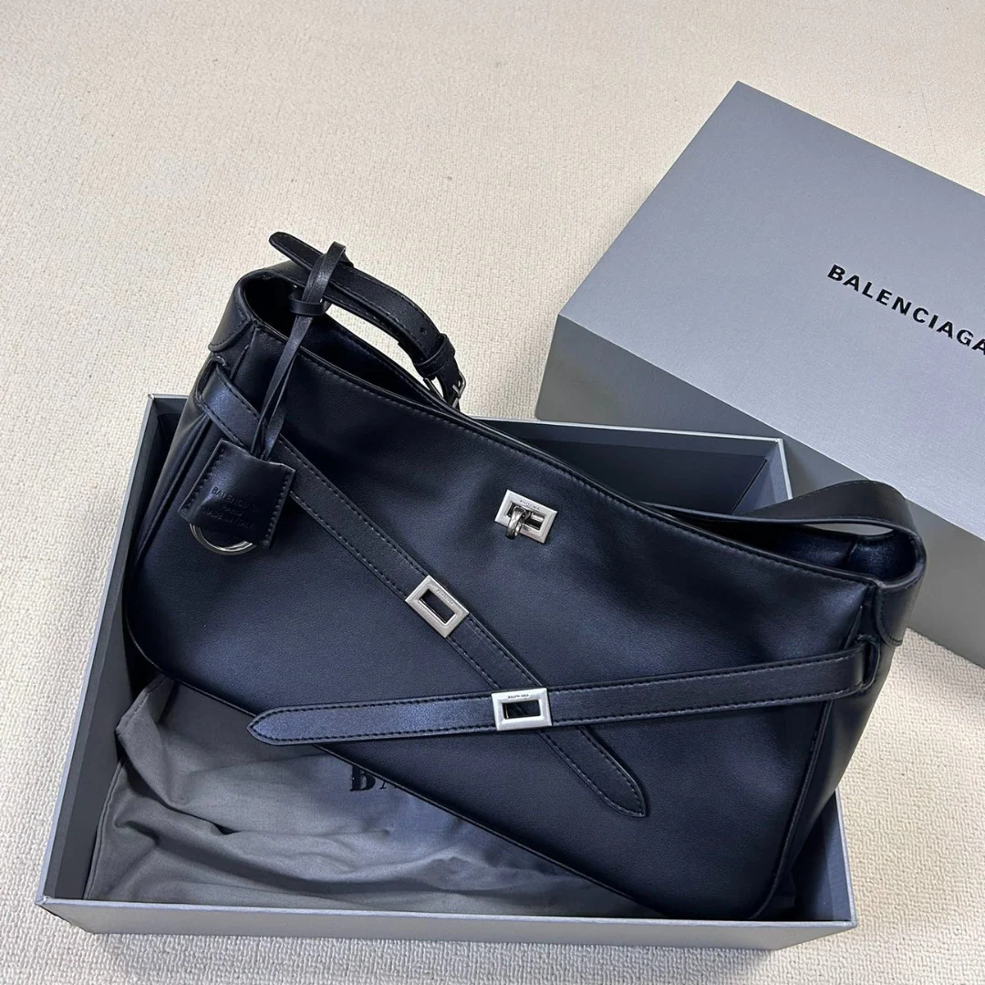 BEL AIR MITTLERE UMHÄNGETASCHE FÜR SIE IN SCHWARZ – BALENCIAGA